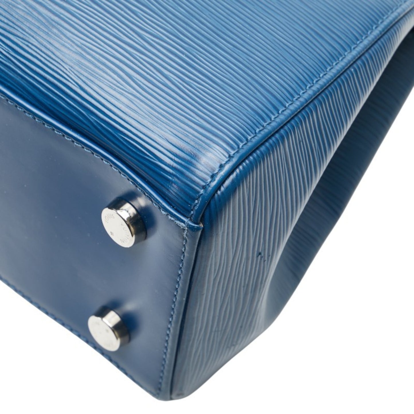 Louis Vuitton Blair, Blue, Leather, handbag