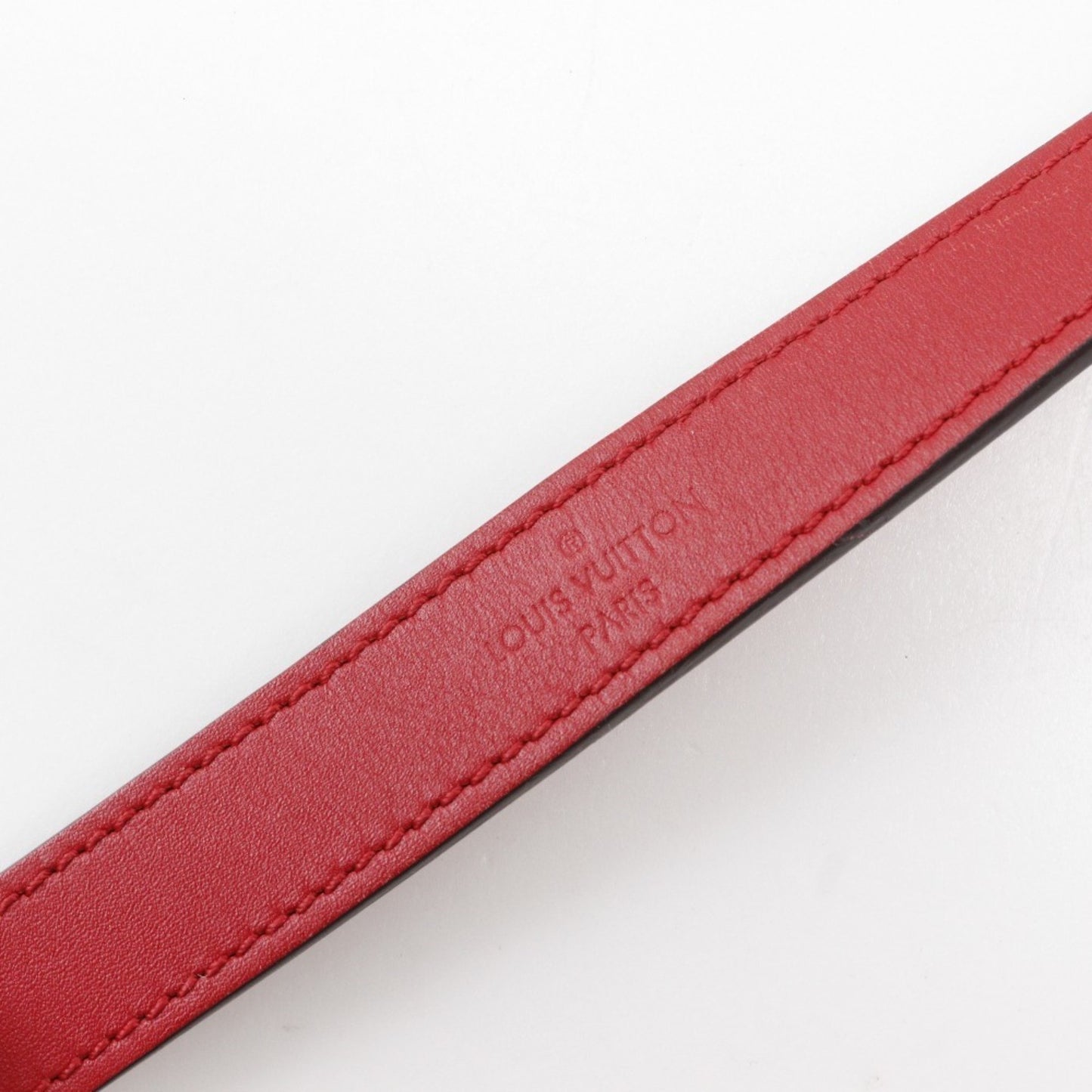 Louis Vuitton City steamer, Red, Leather, handbag
