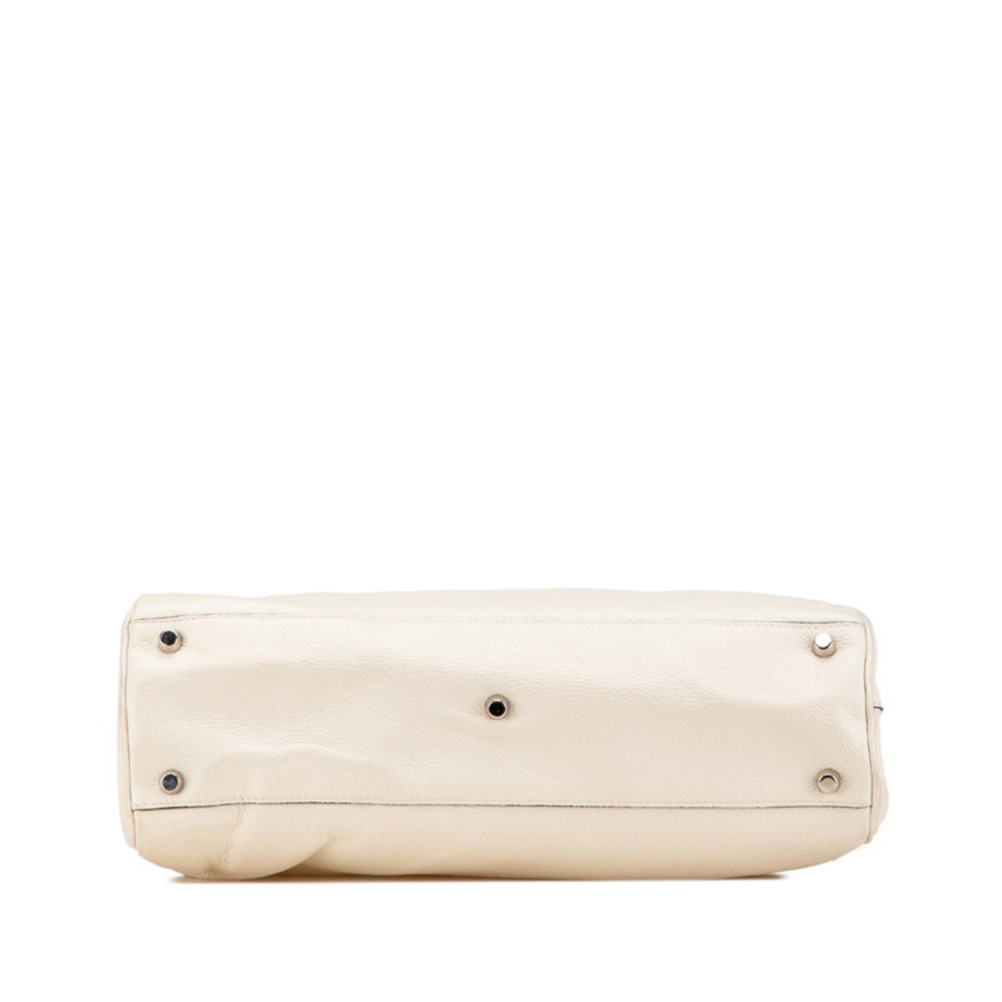 Gucci Horsebit, White, Leather, handbag