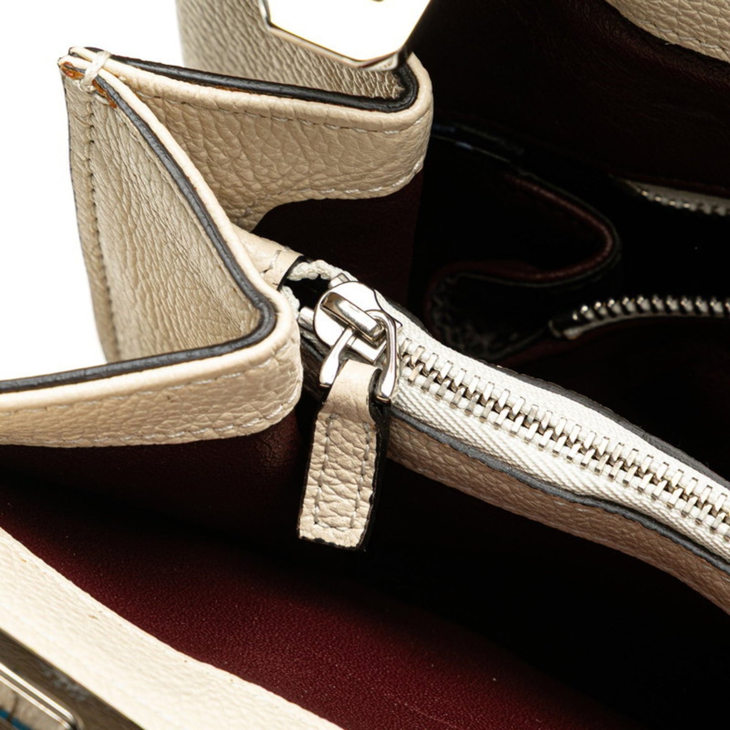 Gucci Horsebit, White, Leather, handbag