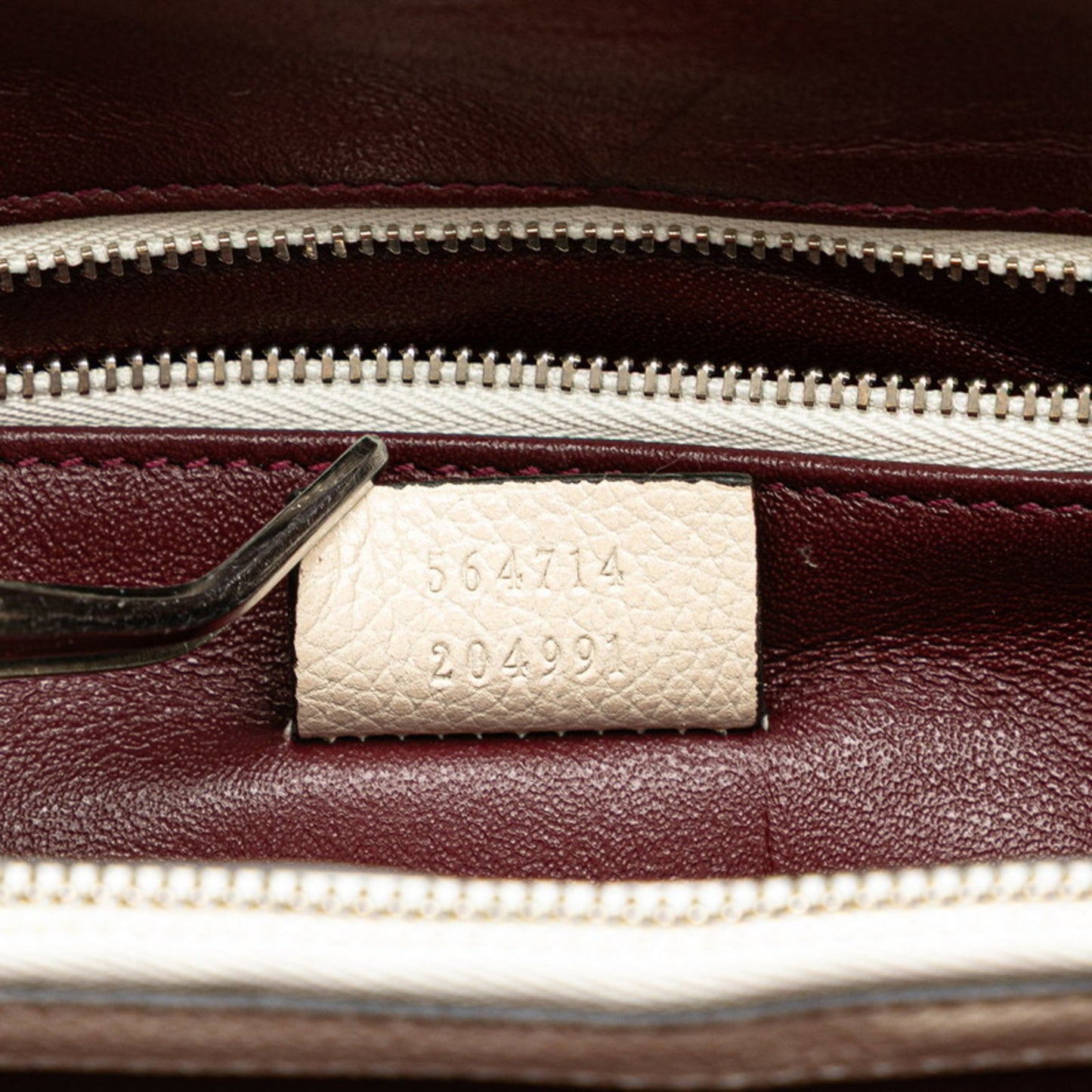 Gucci Horsebit, White, Leather, handbag