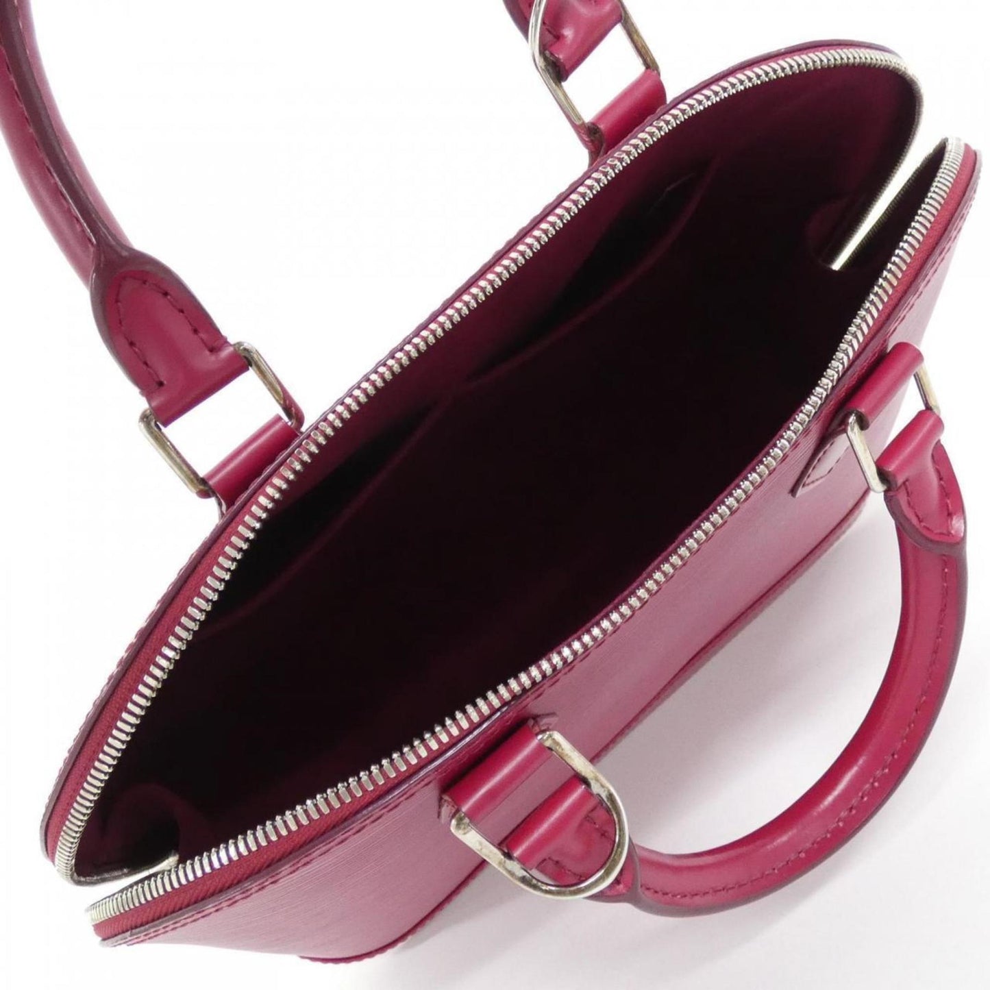 Louis Vuitton Alma, Pink, Leather, handbag