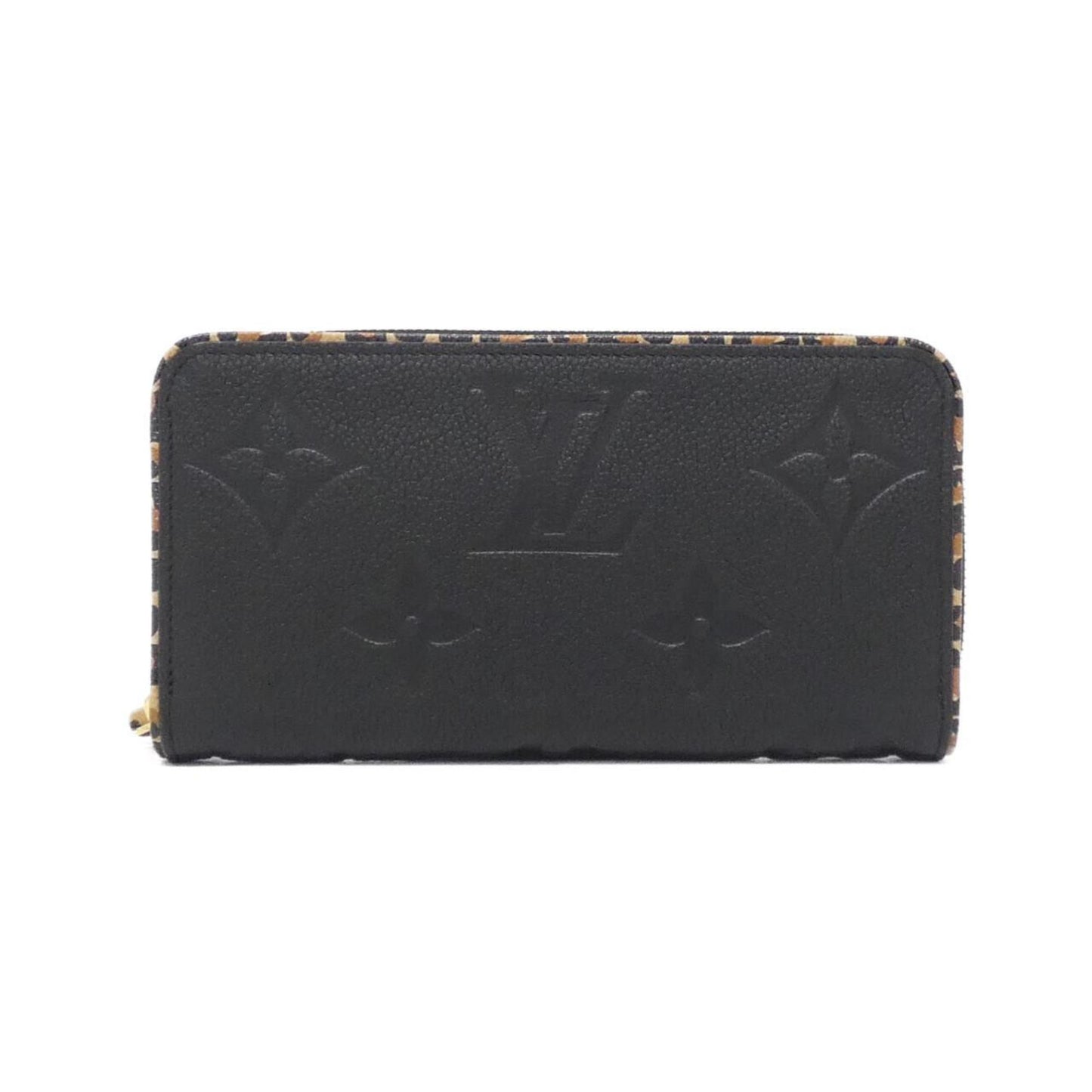 Louis Vuitton Zippy wallet, Black, Leather, wallet