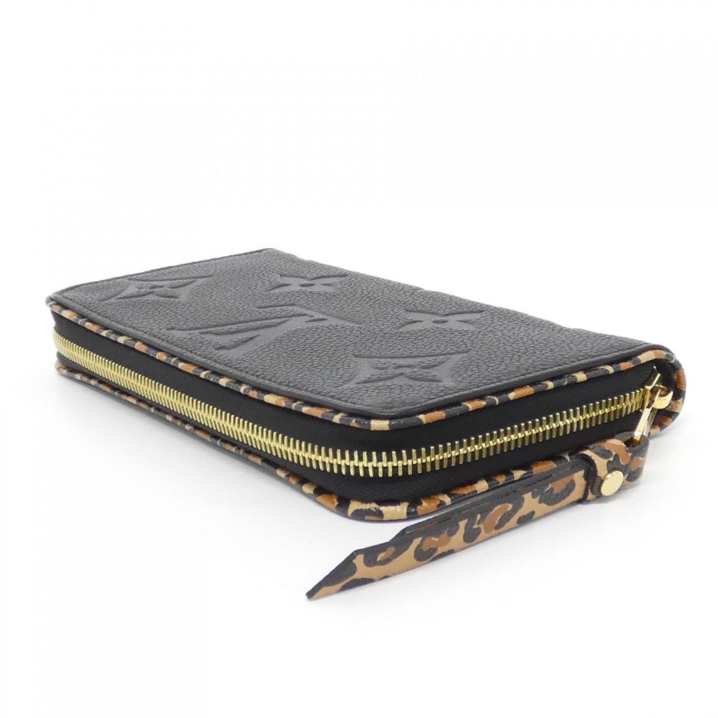 Louis Vuitton Zippy wallet, Black, Leather, wallet