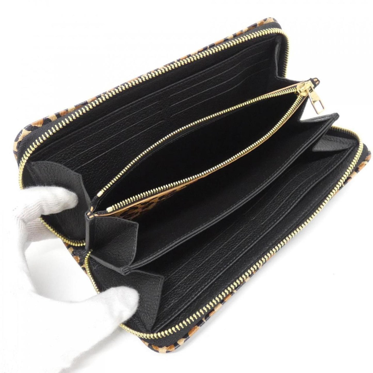 Louis Vuitton Zippy wallet, Black, Leather, wallet