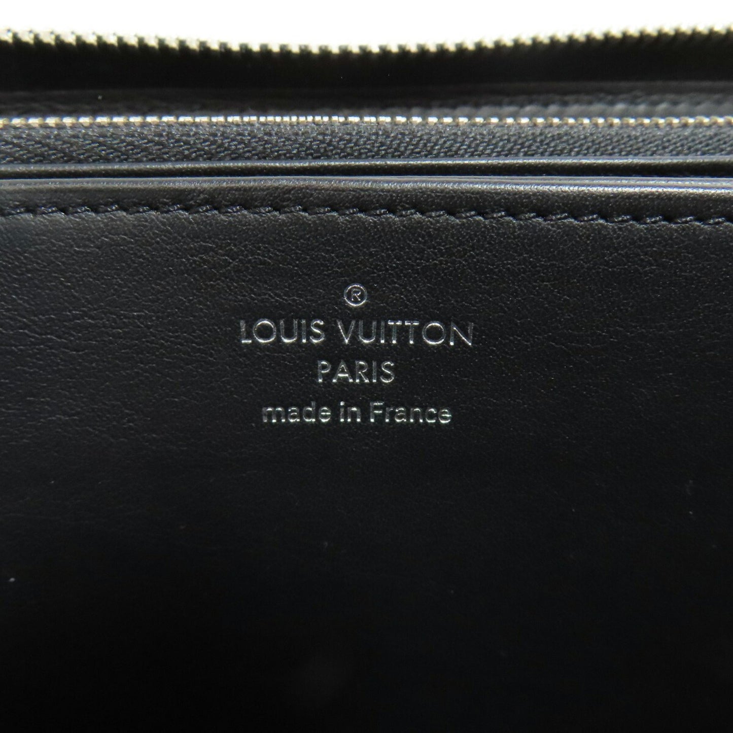 Louis Vuitton Zippy wallet, Black, Leather, wallet