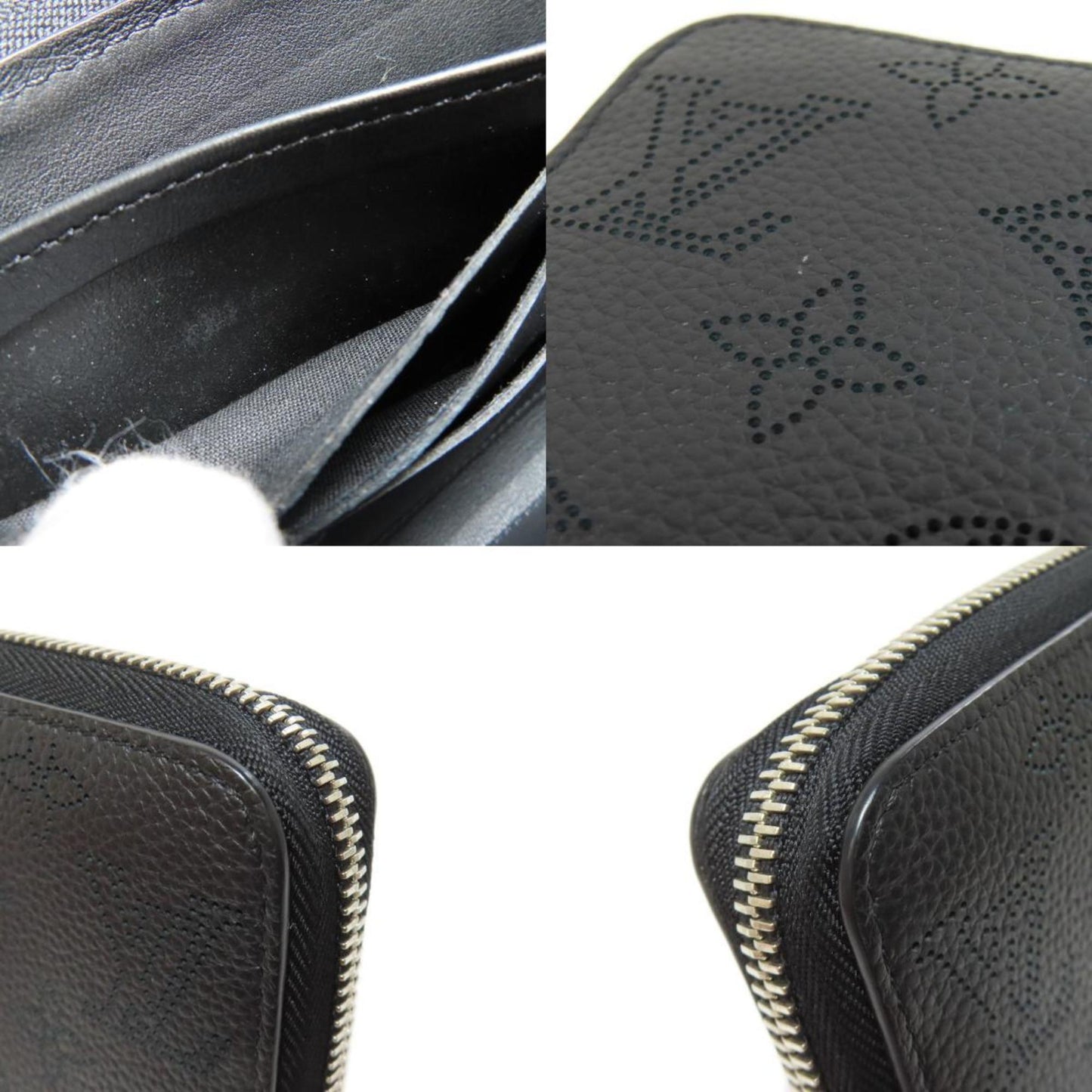 Louis Vuitton Zippy wallet, Black, Leather, wallet