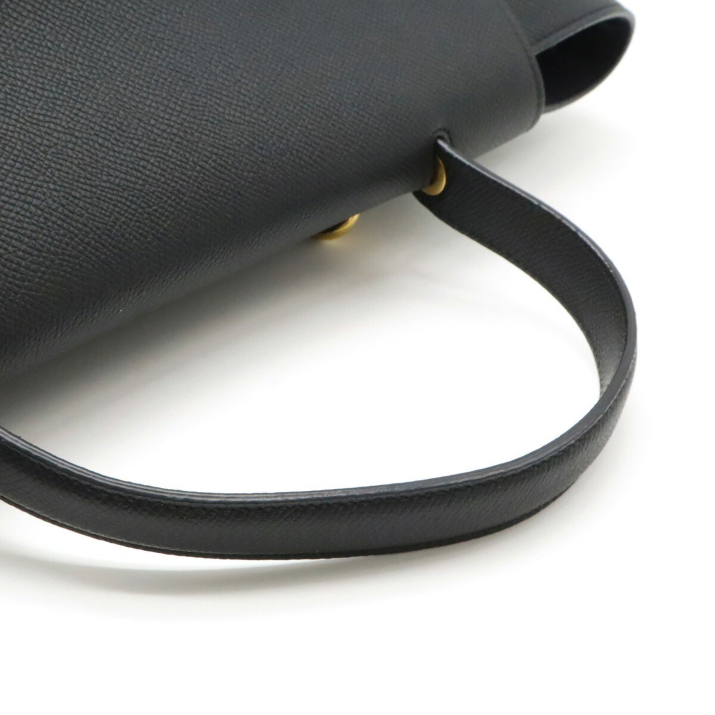 Céline Belt, Black, Leather, handbag