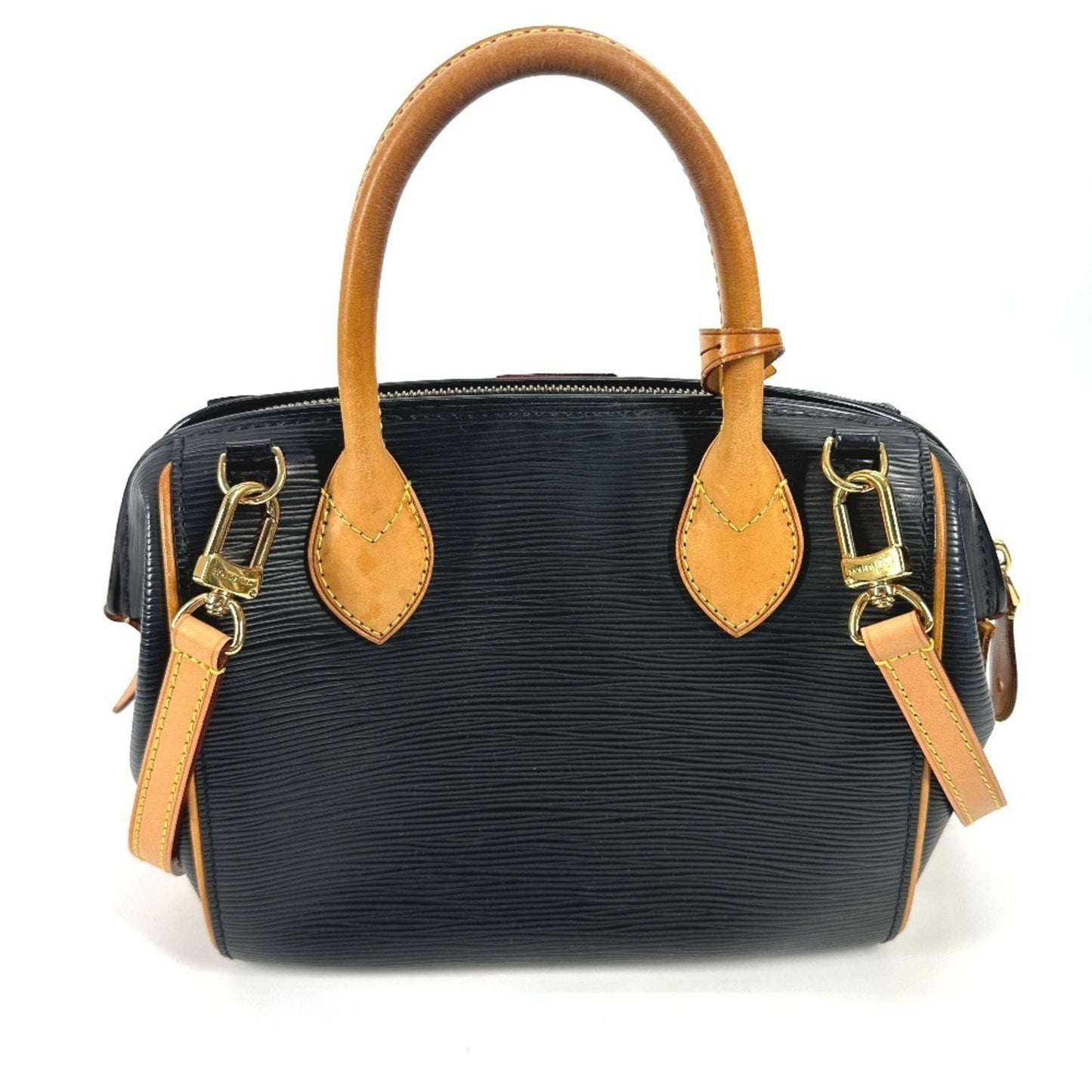 Louis Vuitton Doc BB, Black, Leather, handbag