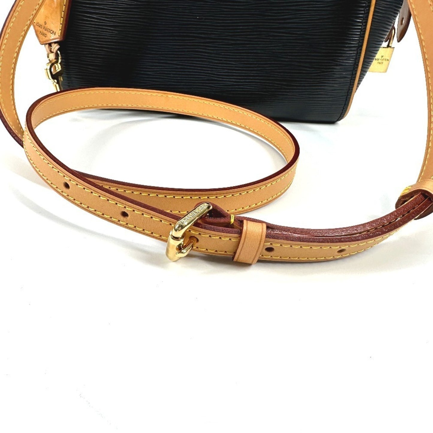 Louis Vuitton Doc BB, Black, Leather, handbag