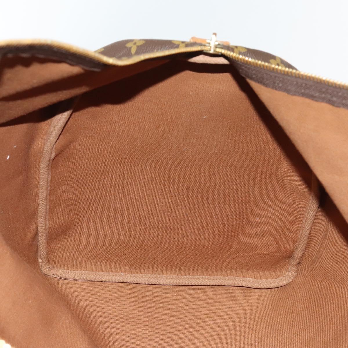 Louis Vuitton Keepall 60, Brown, Canvas, travel