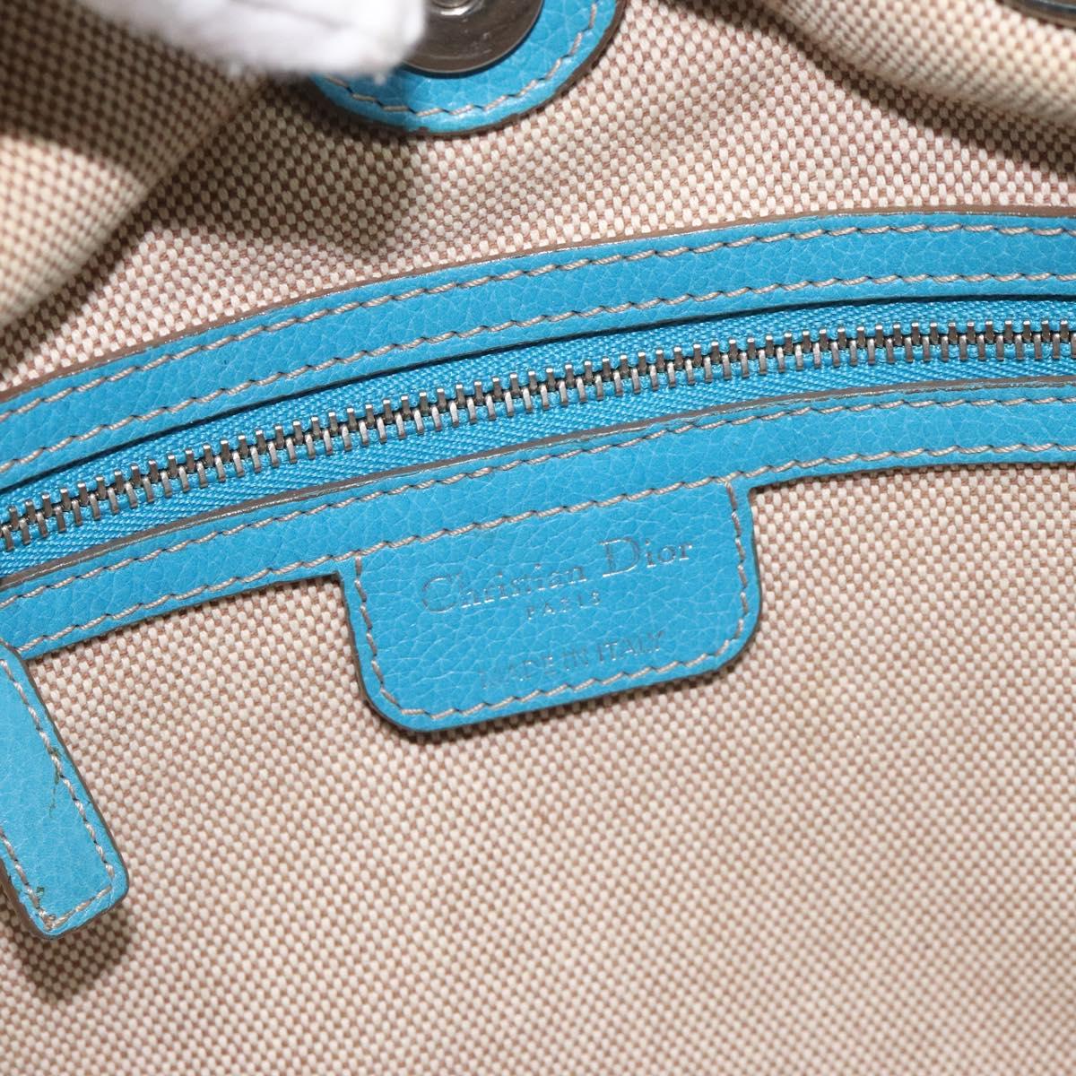 Dior Lady Dior, Blue, Canvas, handbag