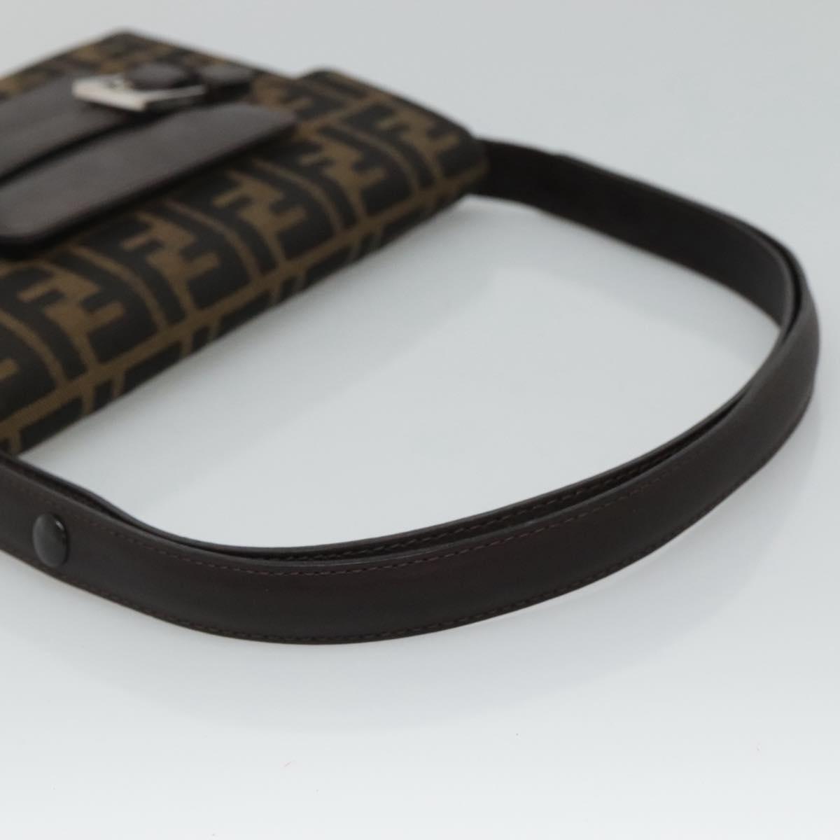 Fendi, Brown, Canvas, shoulder