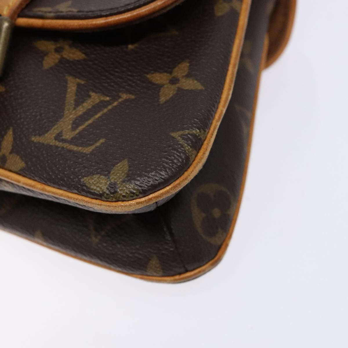 Louis Vuitton Marelle, Brown, Canvas, shoulder