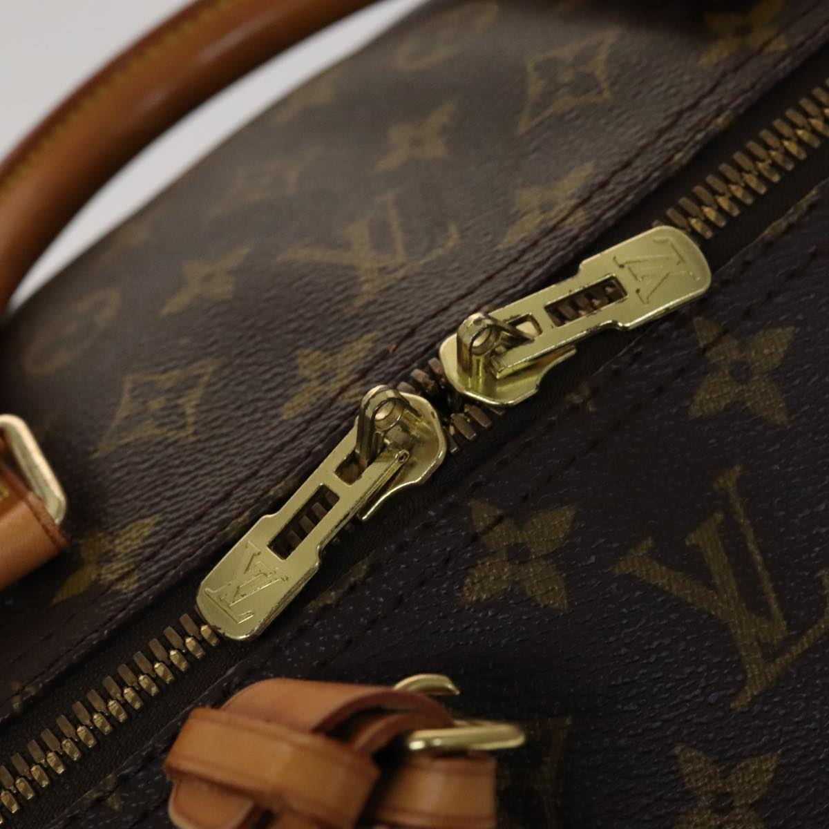 Louis Vuitton Keepall 60, Brown, Canvas, travel