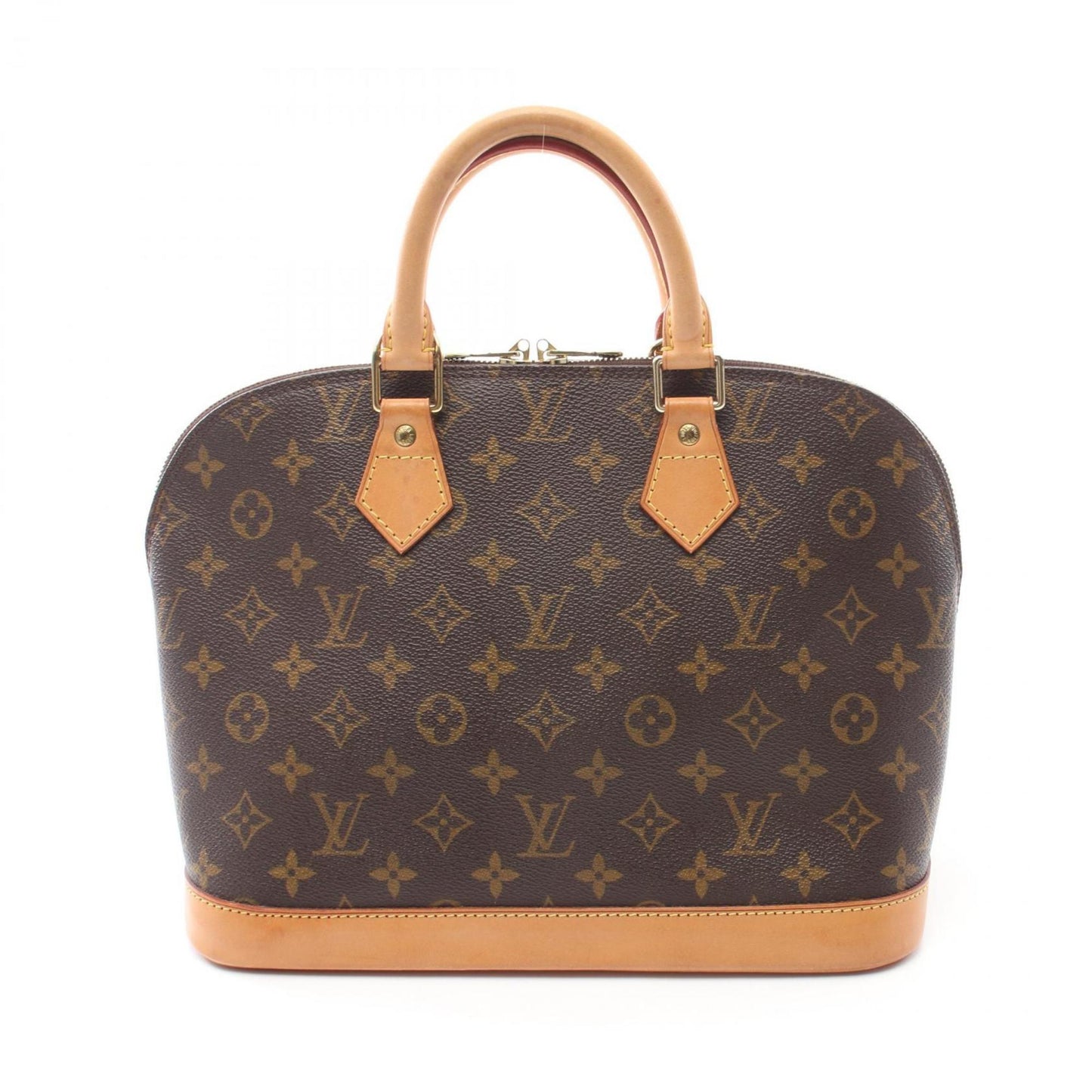 Louis Vuitton Alma, Brown, Canvas, handbag