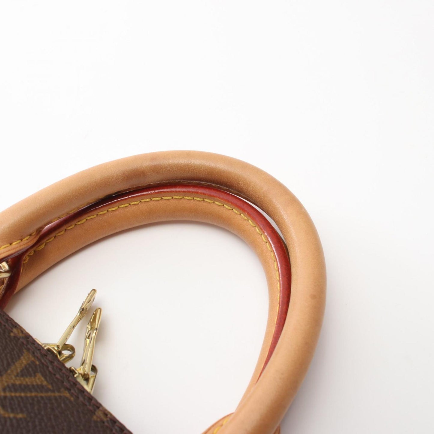 Louis Vuitton Alma, Brown, Canvas, handbag