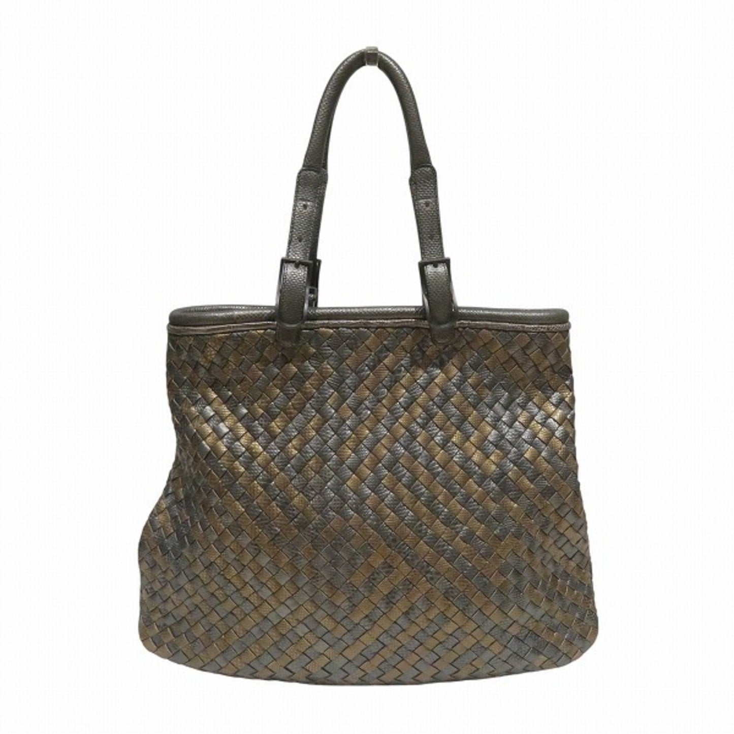 Bottega Veneta Intrecciato, Brown, Leather, tote