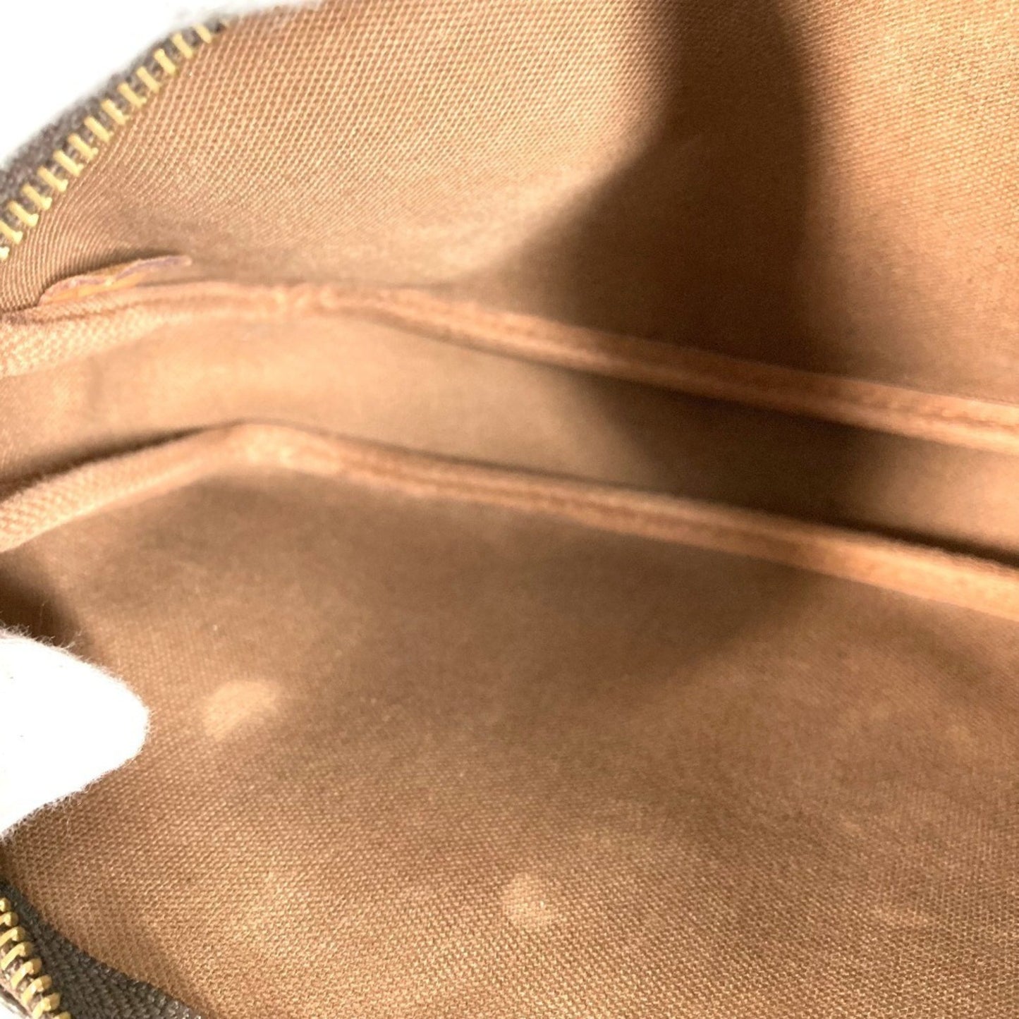 Louis Vuitton Pochette Accessoire, Khaki, Canvas, clutch