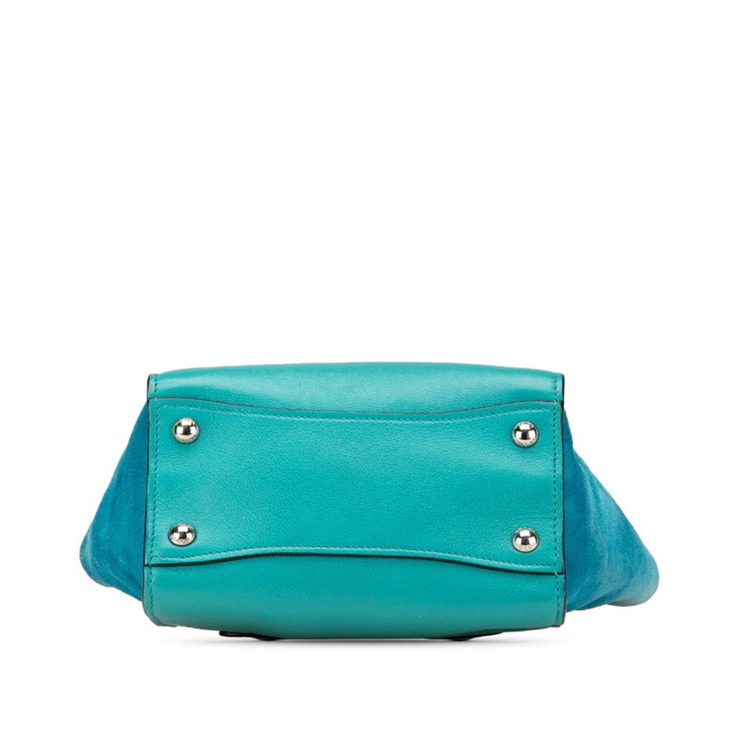 Prada Saffiano, Turquoise, Leather, handbag