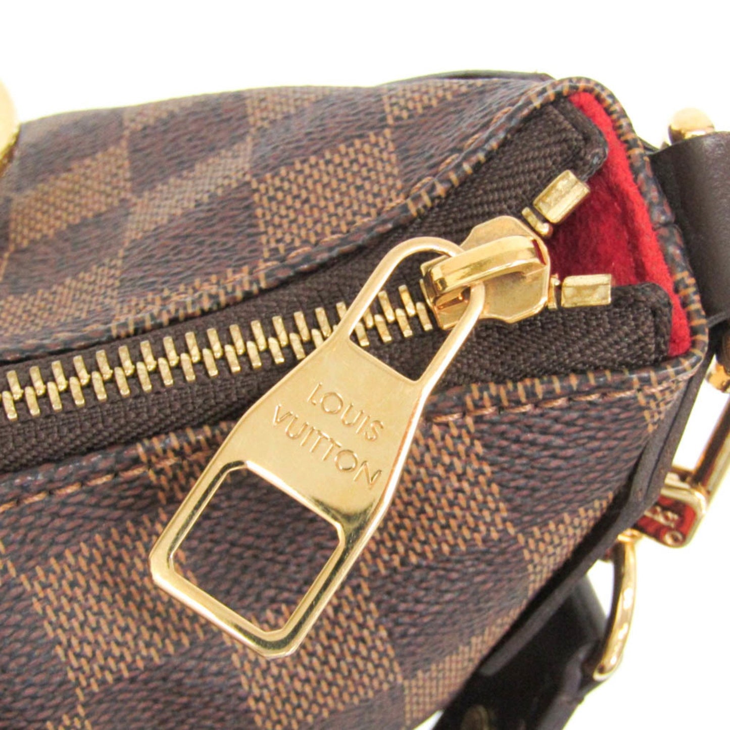 Louis Vuitton Evora, Brown, Canvas, handbag
