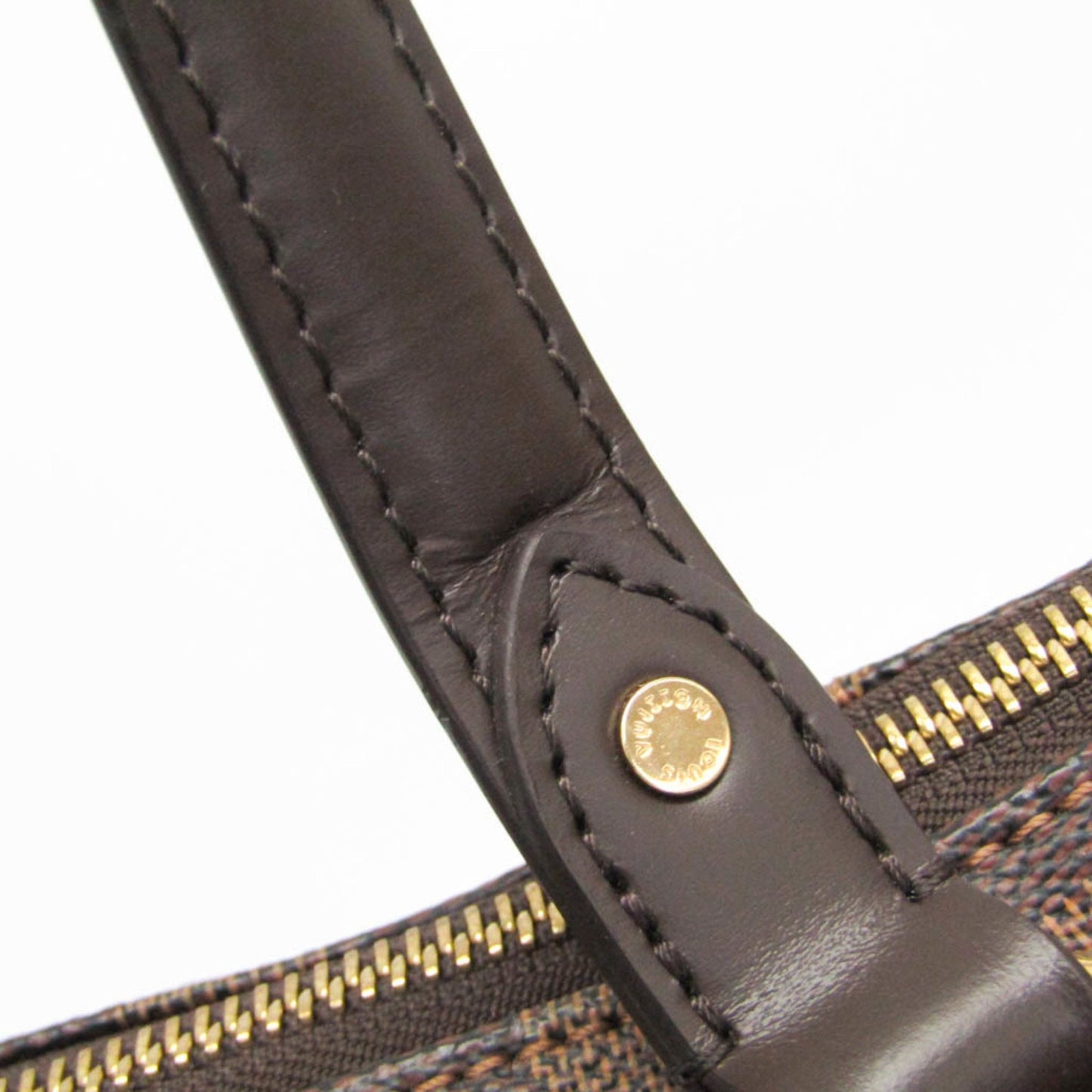 Louis Vuitton Evora, Brown, Canvas, handbag