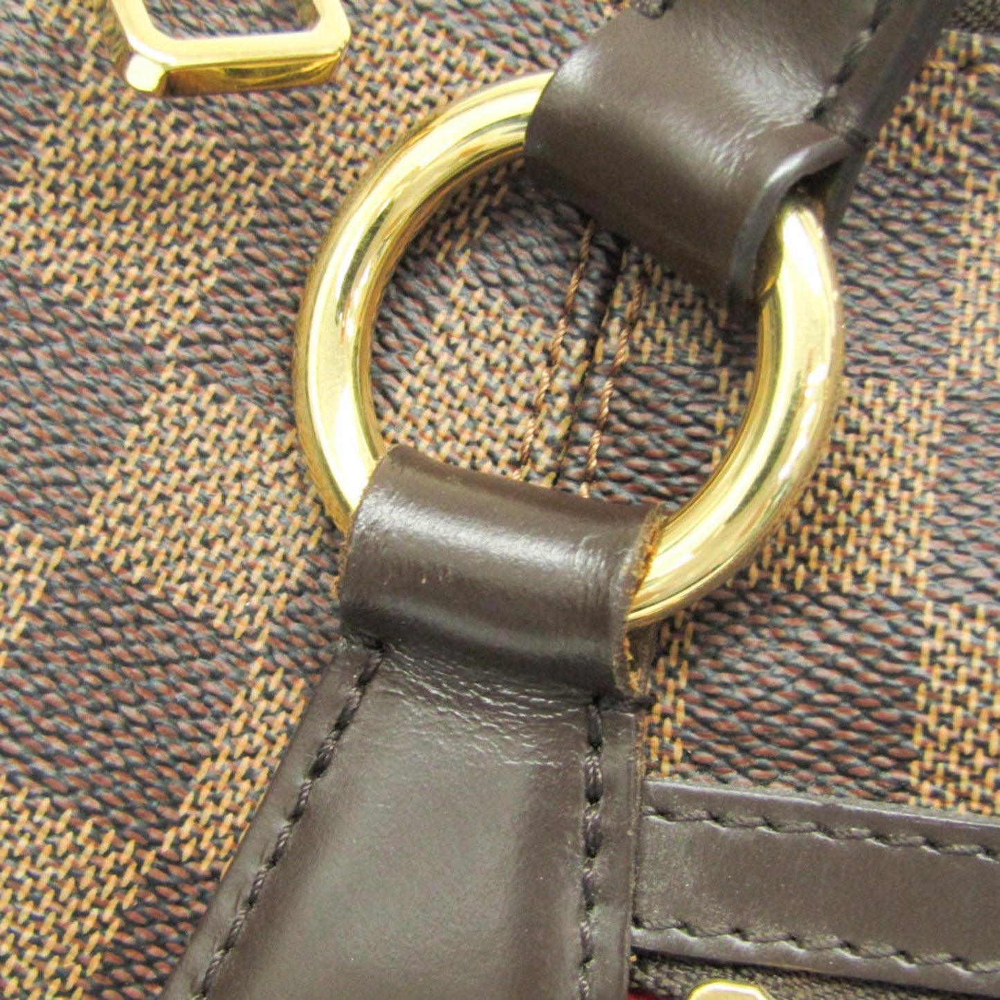 Louis Vuitton Evora, Brown, Canvas, handbag