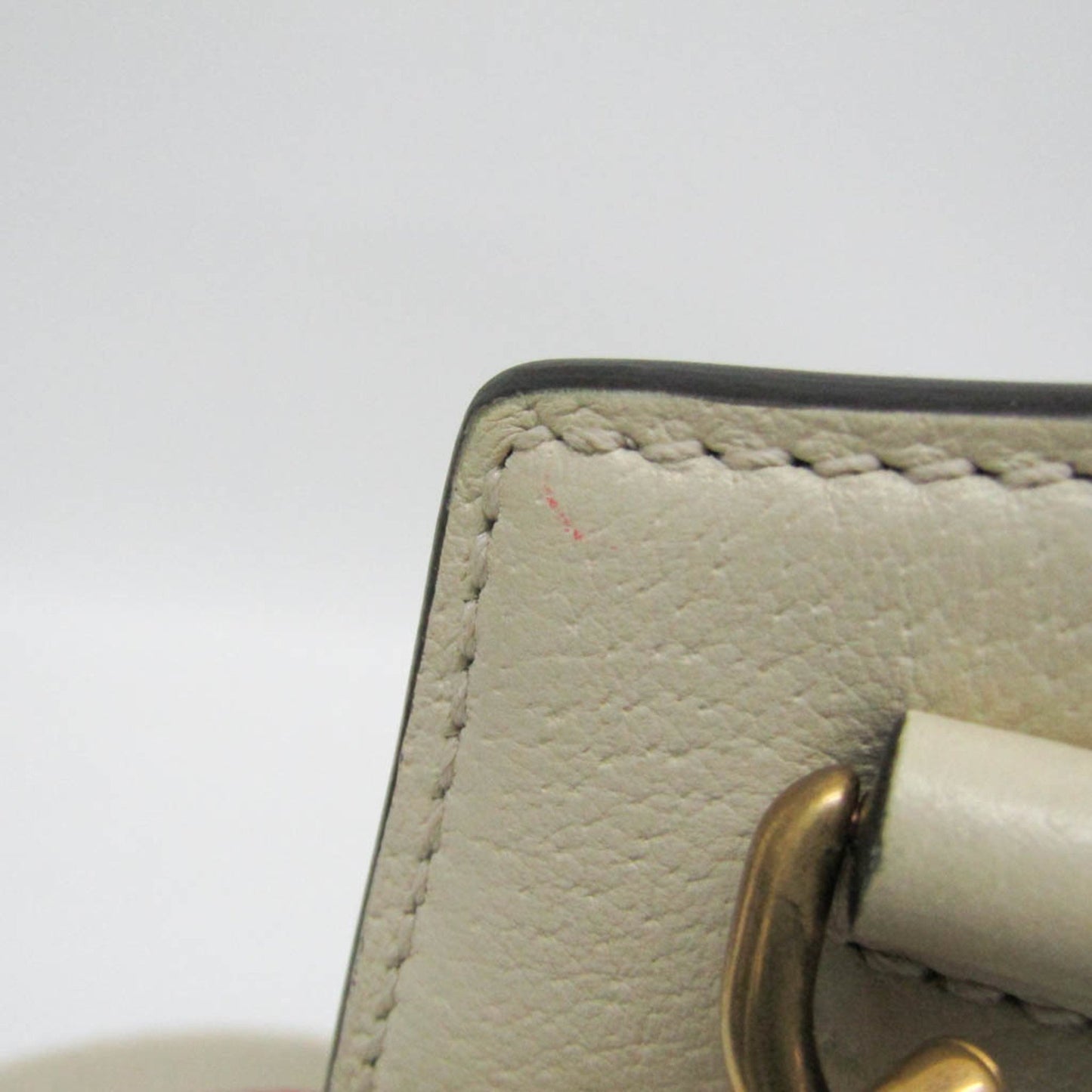 Gucci Sherry, White, Leather, shoulder