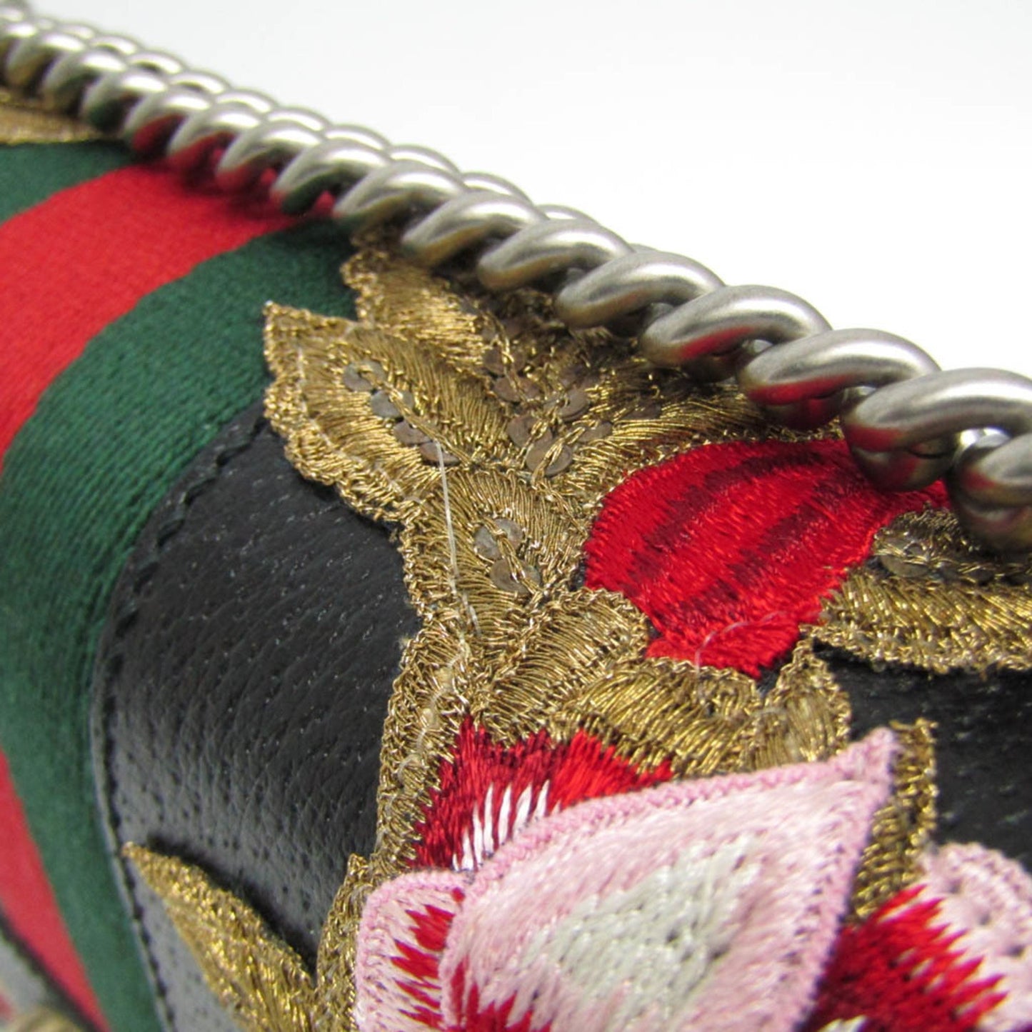 Gucci Dionysus, Black, Leather, shoulder