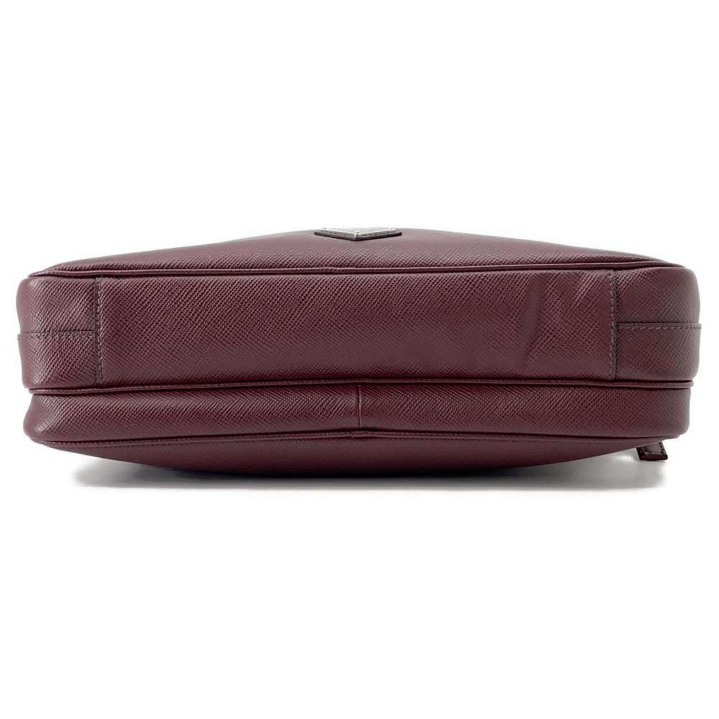 Prada Saffiano, Burgundy, Leather, shoulder