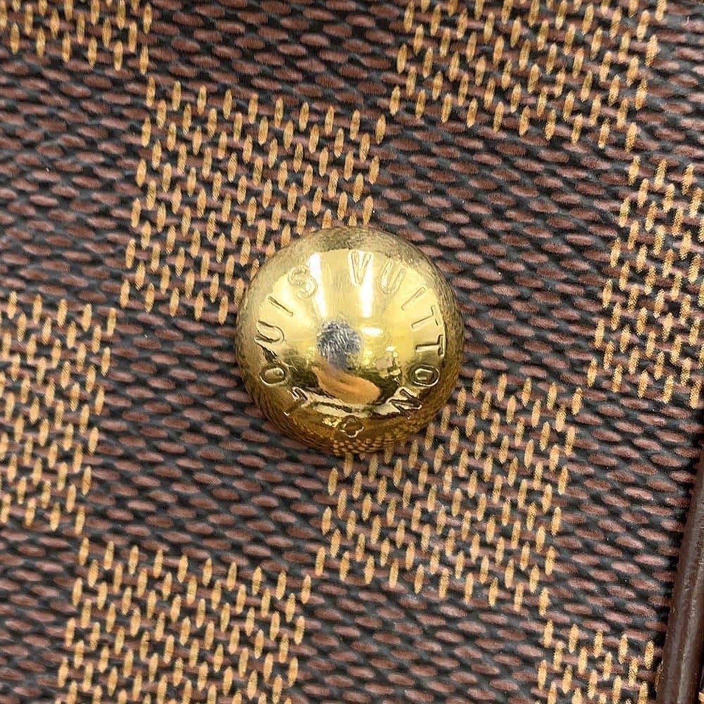 Louis Vuitton Trevi, Brown, Canvas, handbag