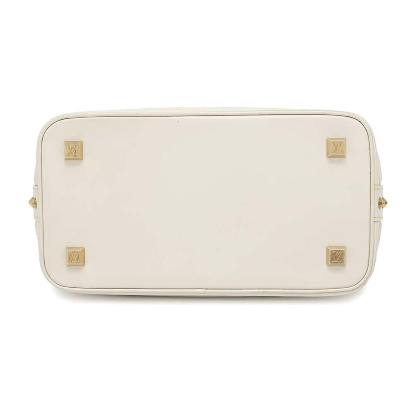 Louis Vuitton Lockit, White, Leather, handbag