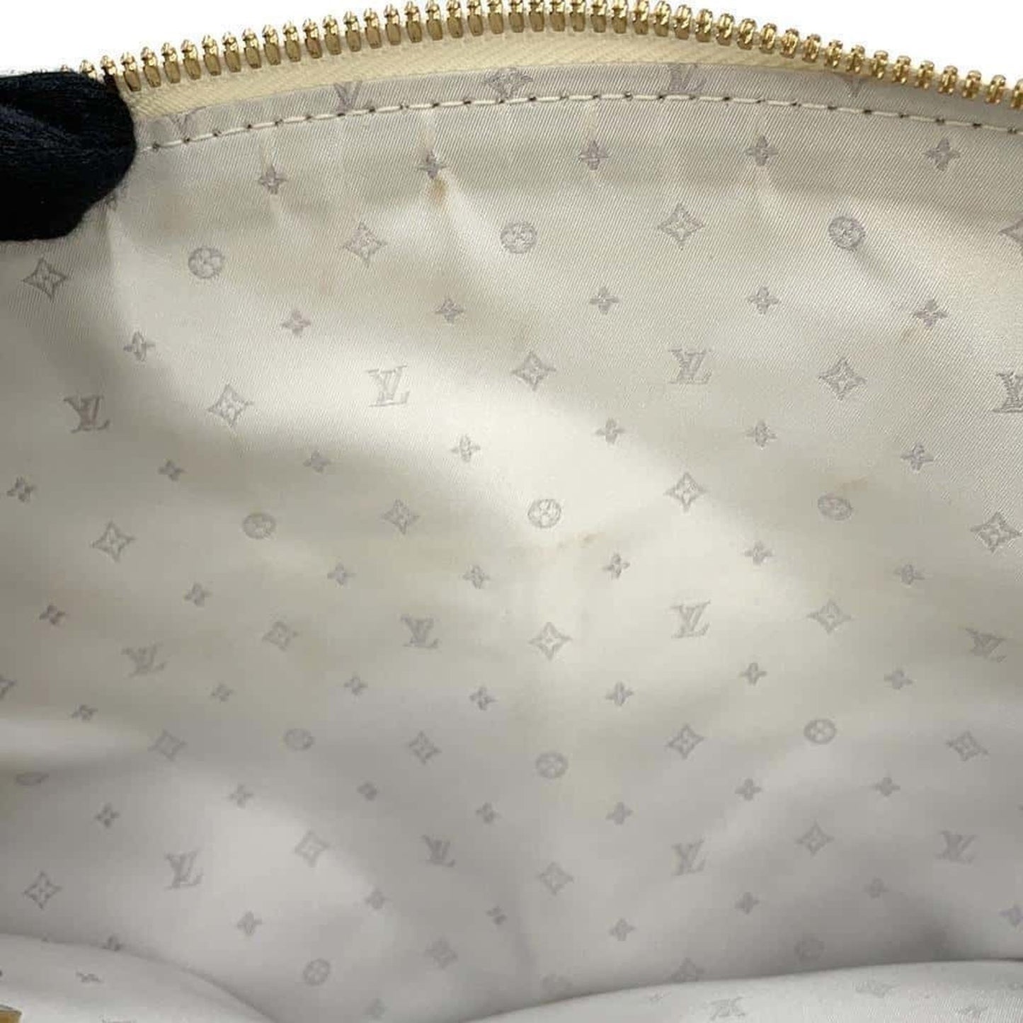 Louis Vuitton Lockit, White, Leather, handbag