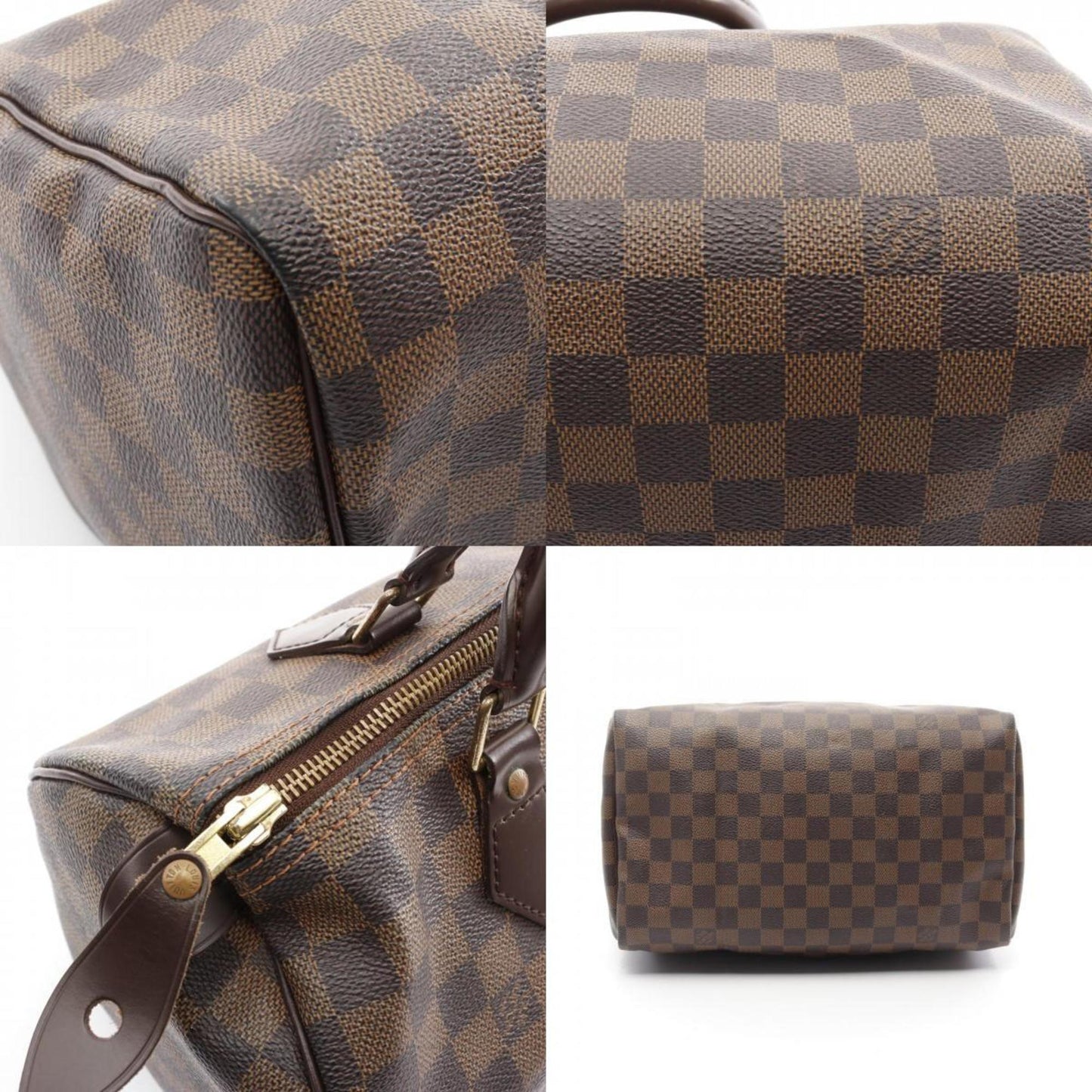 Louis Vuitton Speedy 30, Brown, Canvas, handbag