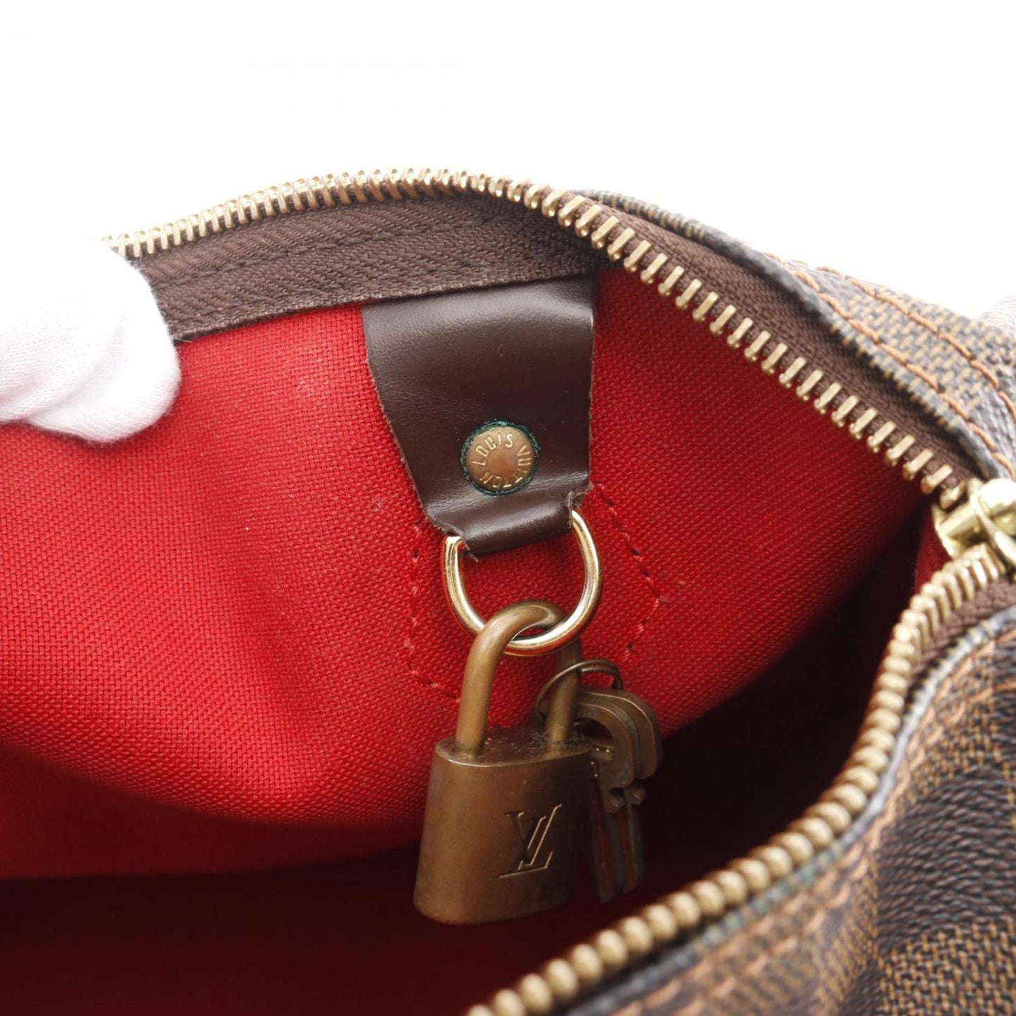 Louis Vuitton Speedy 30, Brown, Canvas, handbag