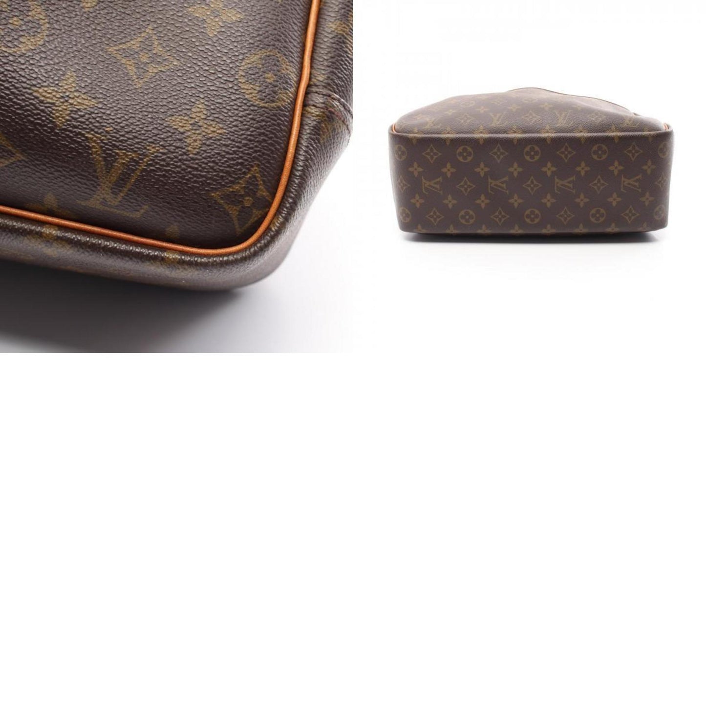 Louis Vuitton Deauville, Brown, Canvas, handbag