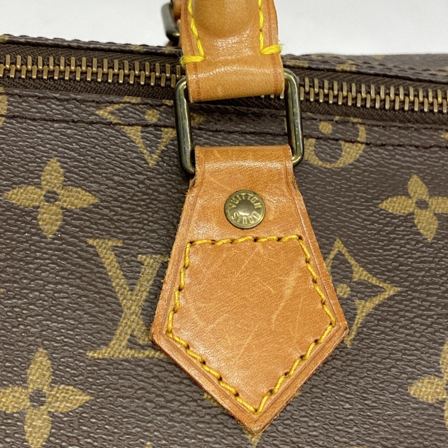 Louis Vuitton Speedy 30, Brown, Canvas, handbag