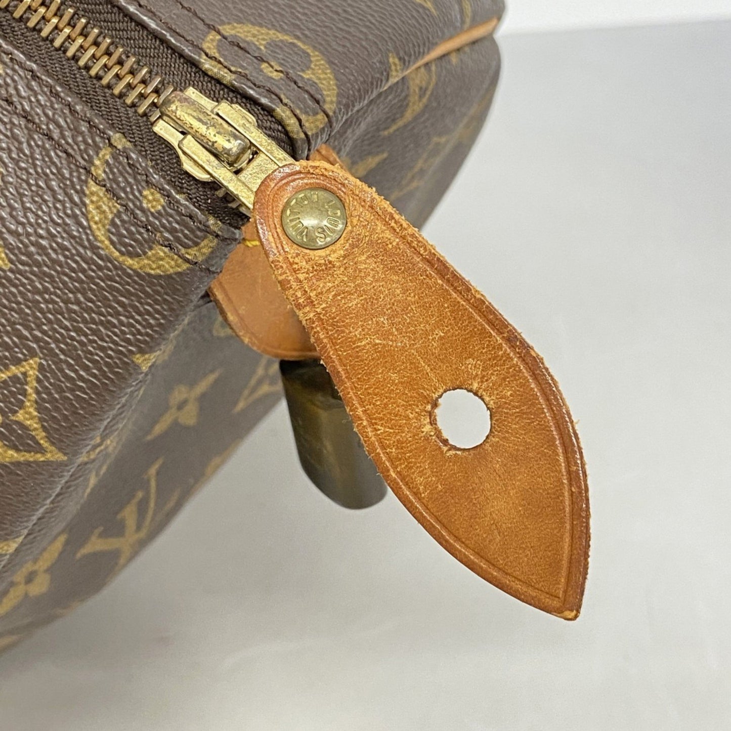 Louis Vuitton Speedy 30, Brown, Canvas, handbag