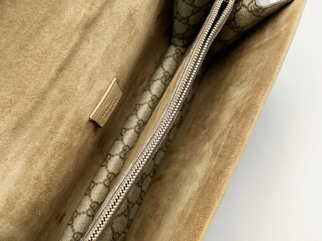 Gucci Dionysus Top Handle Chain Bag GG Coated Canvas, BEIGE, CANVAS, Shoulder bag