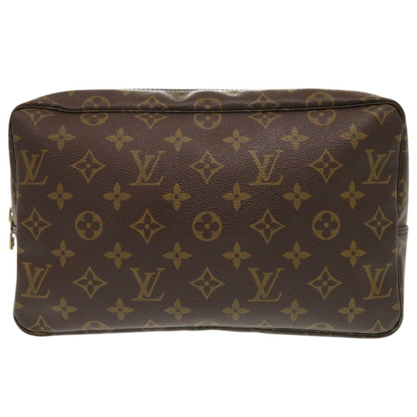 Louis Vuitton Trousse Toilette 28, Brown, Canvas, clutch
