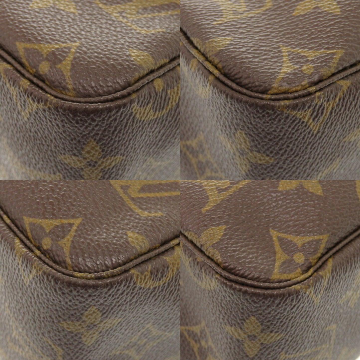 Louis Vuitton Trousse Toilette 28, Brown, Canvas, clutch