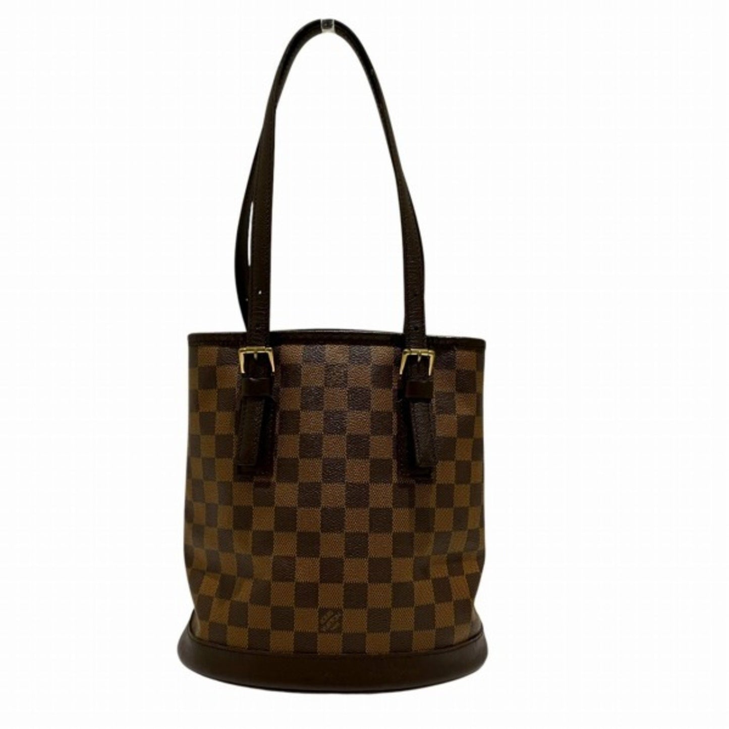 Louis Vuitton Bucket PM, Brown, Canvas, tote