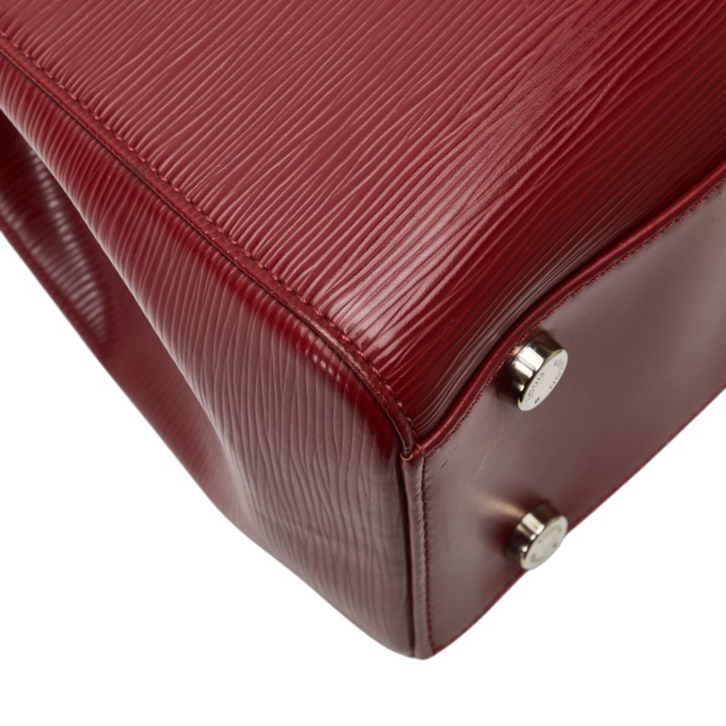 Louis Vuitton Brea, Red, Leather, handbag