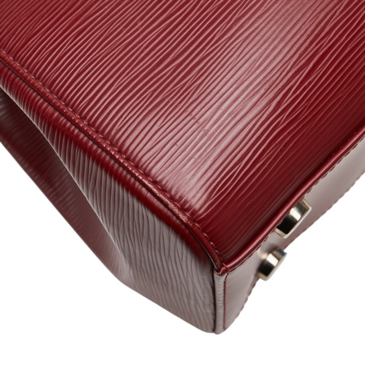 Louis Vuitton Brea, Red, Leather, handbag