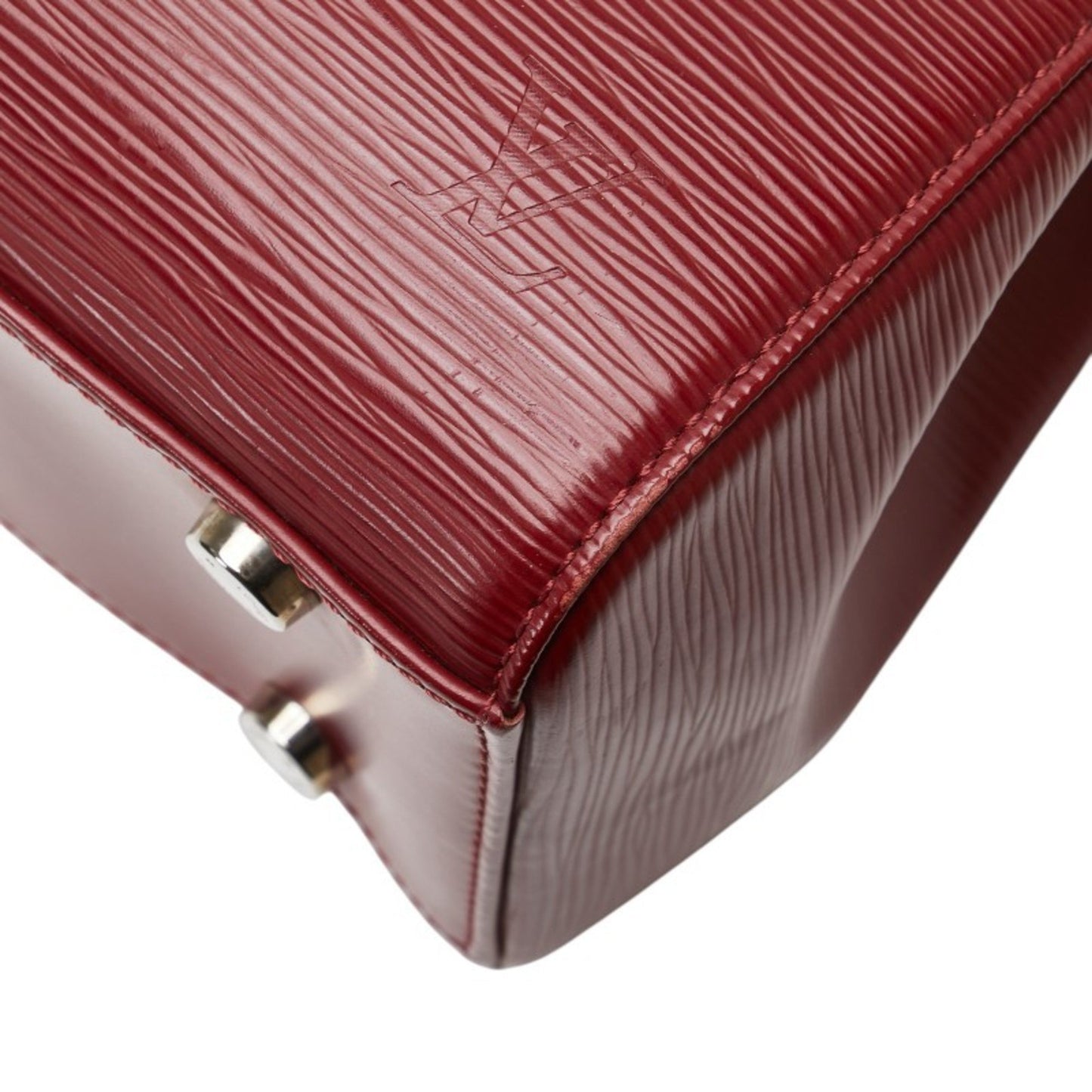 Louis Vuitton Brea, Red, Leather, handbag