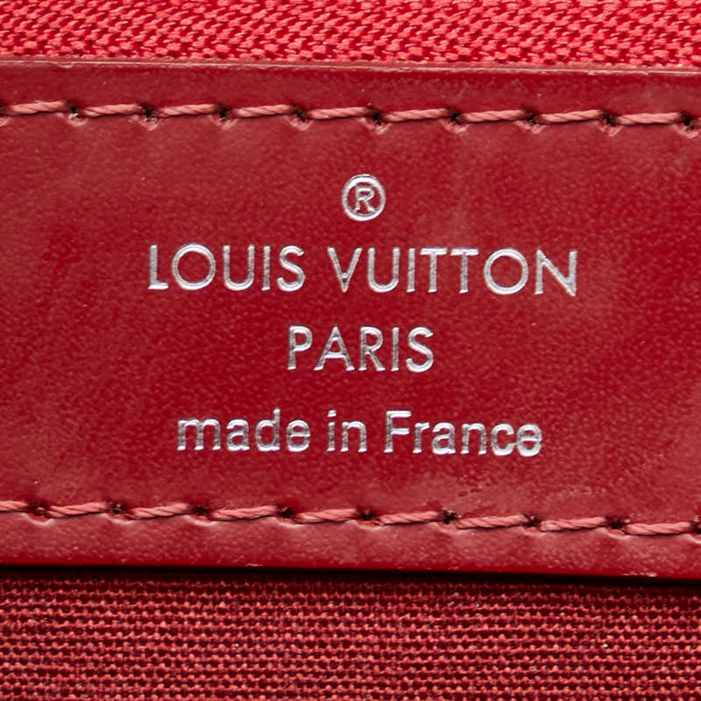 Louis Vuitton Brea, Red, Leather, handbag