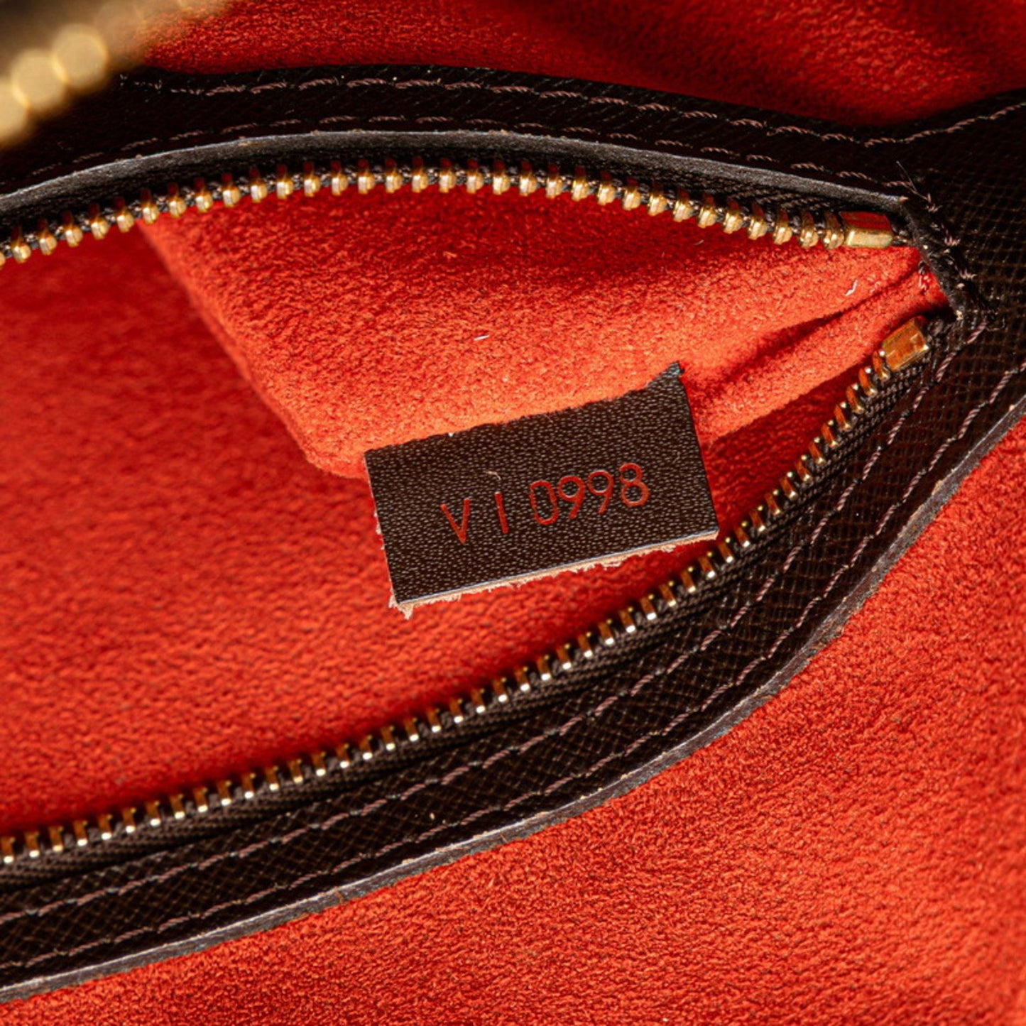 Louis Vuitton Triana, Brown, Canvas, handbag