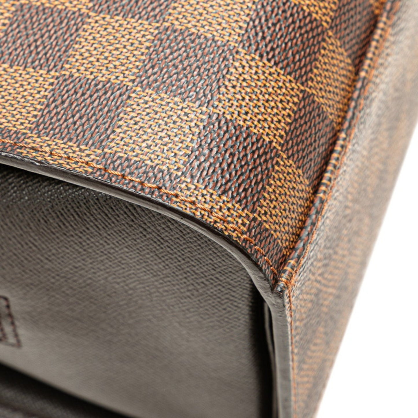Louis Vuitton Triana, Brown, Canvas, handbag