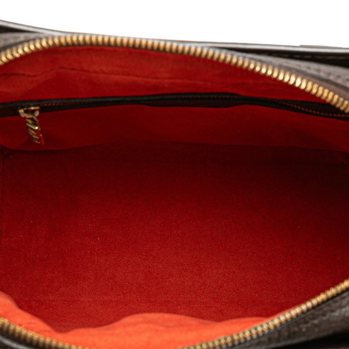 Louis Vuitton Triana, Brown, Canvas, handbag