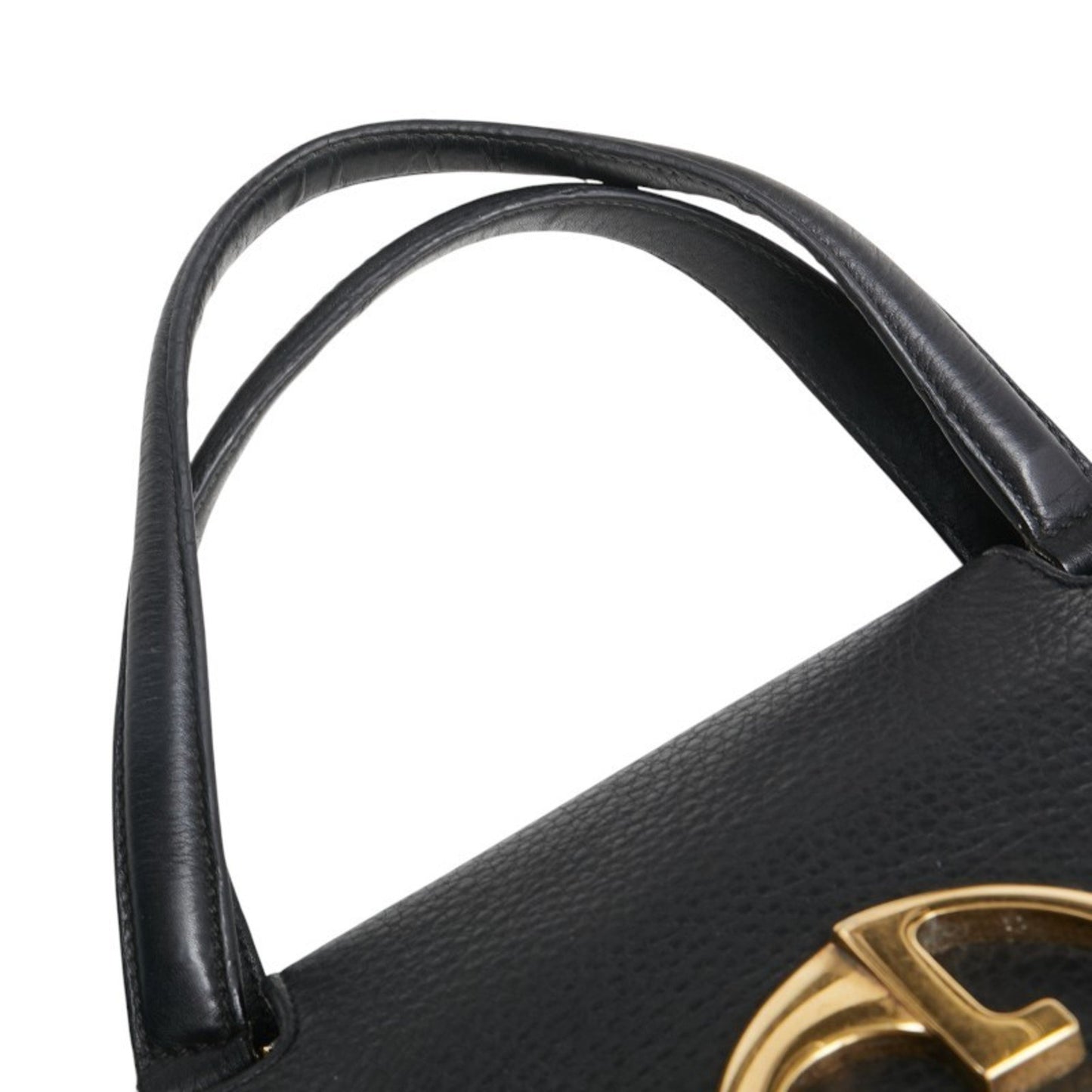 Gucci Double G, Black, Leather, handbag